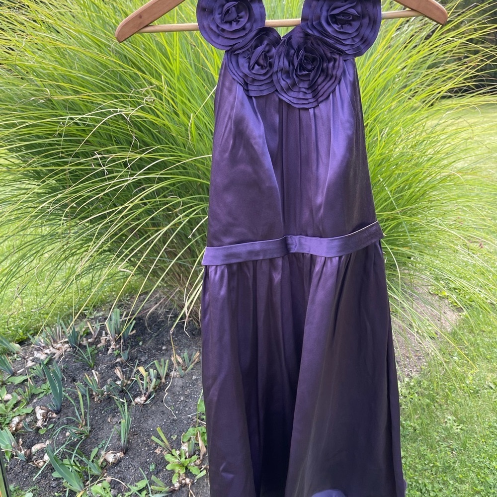 Melissa Sweet Lavender Silk Dress
